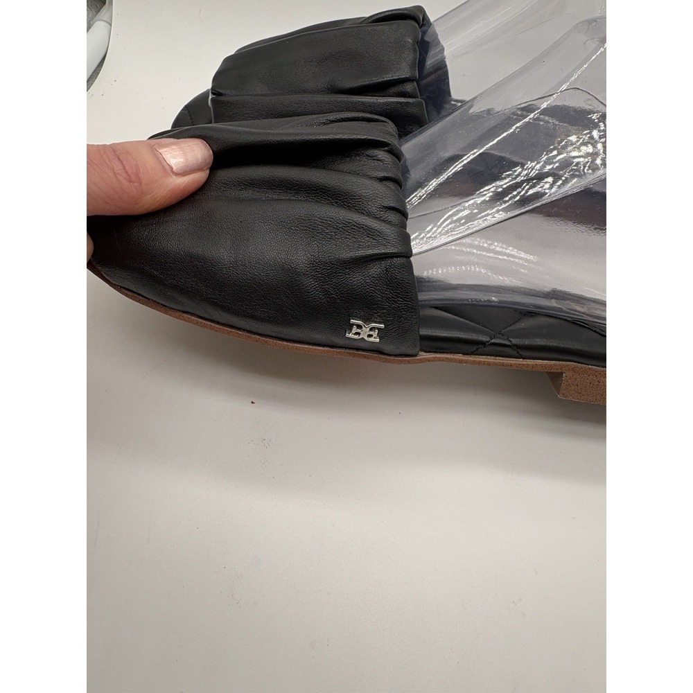 Sam Edelman Women's Black Leather Briar Slide Sandals, Size 8 - Picture 6 of 8